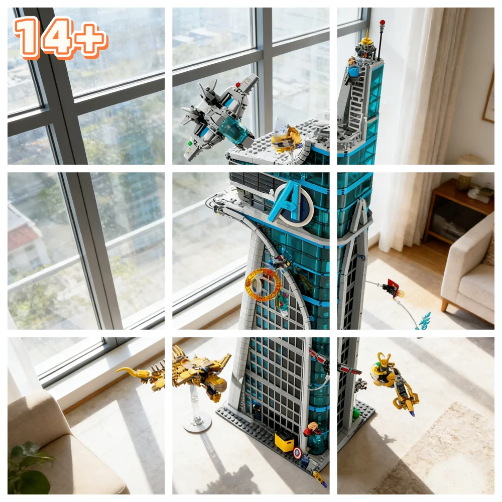 

2026 Popular Movie Landmark Building 5201Pcs Models 76269 High-Quality Scene Reproduction For Giving Gifts To Adult Friends