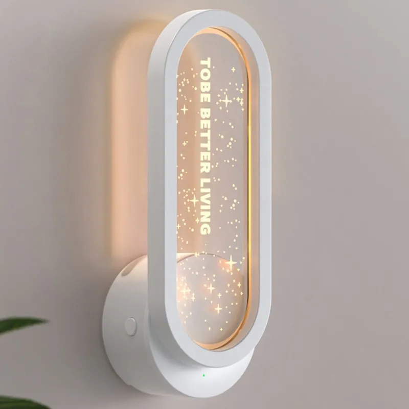 Happy New- Compact Ionic Air Purifier With Starry Sky Lamp - Odor & Formaldehyde Removal For Small Spaces EU Plug