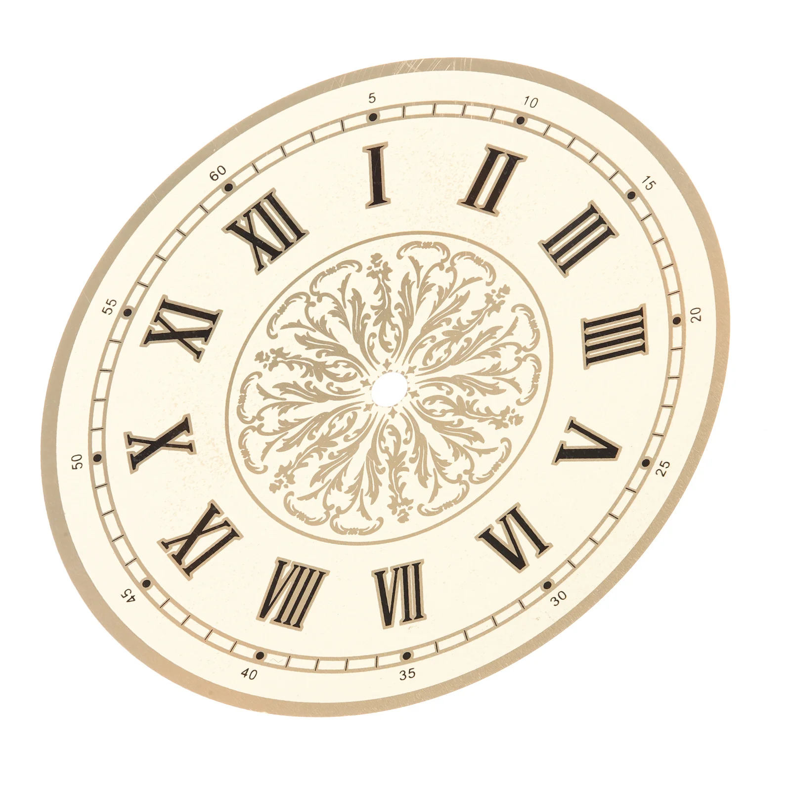 

Aluminum Diy Clock Dial Replacement Round Roman Numeral Wall Clock Face Plate Sturdy Easy Install Craft Tool Kit Accessory