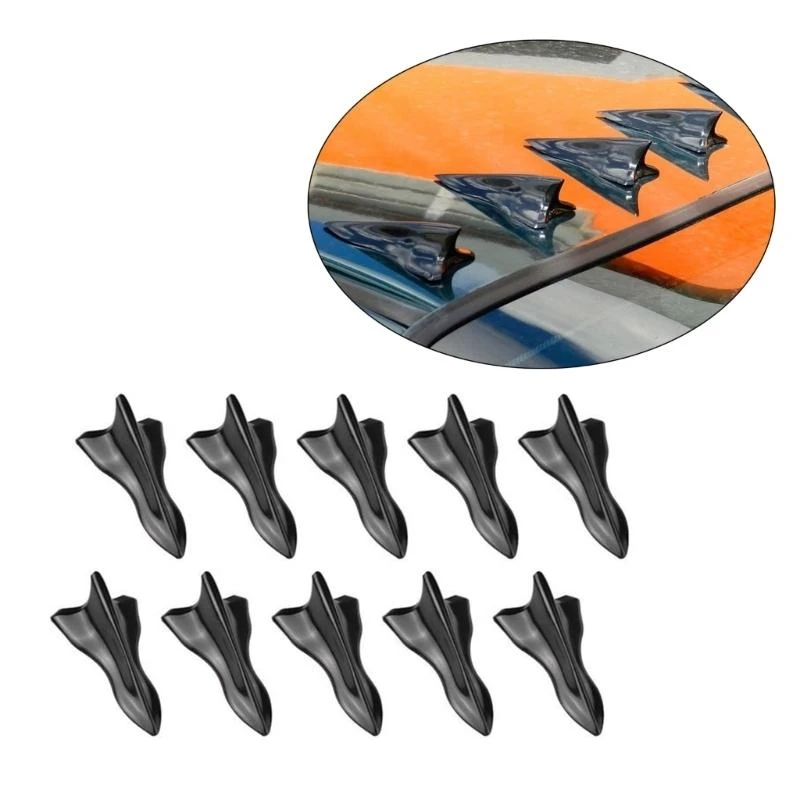 

A2UC 10PCS Углеродное волокно Стиль СПОБЕР СПОЙЛЕР ЗАДНЕГ