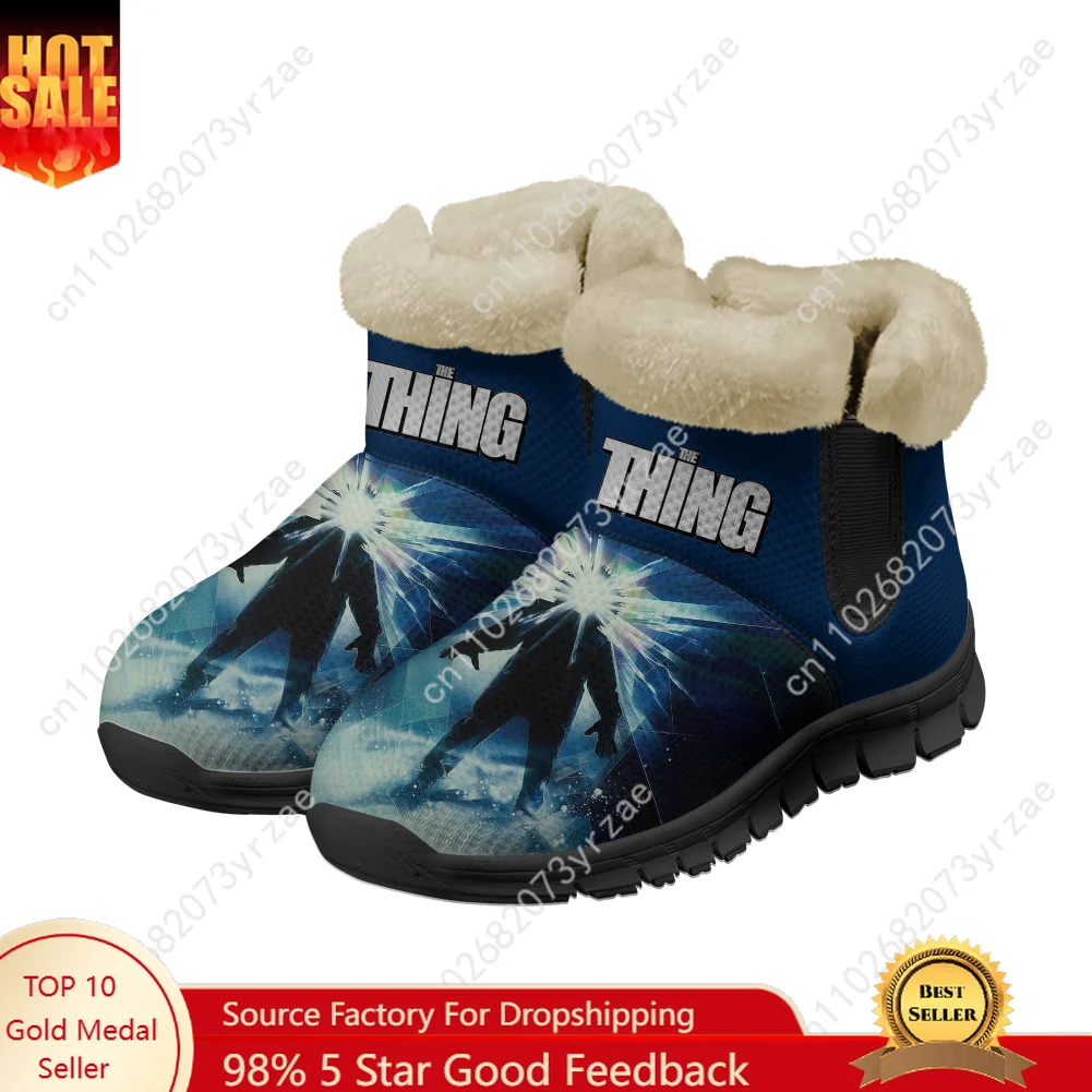 

Зимние ботинки The Thing, мужские и женские теплые ботинки с подростковым механизмом, высококачественные персонализированные модные повседневные легкие кроссовки, обувь на заказ