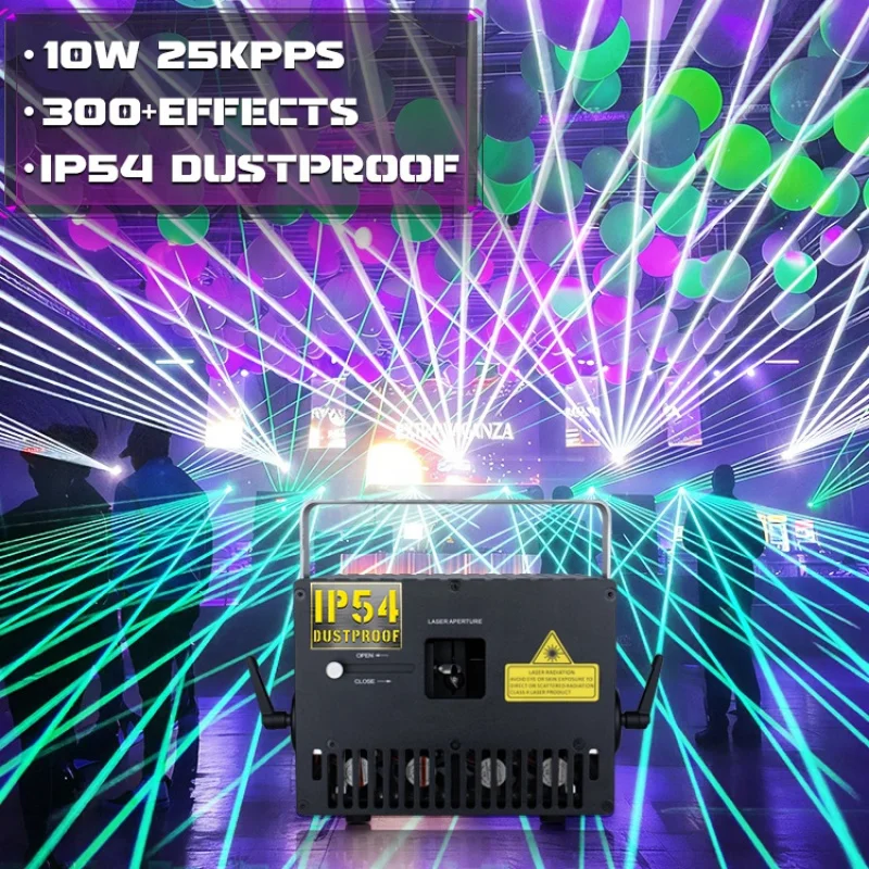 

Knight Concert Party 10 Watts Rgb Aniimation Disco Professional Laser Light Show for Event