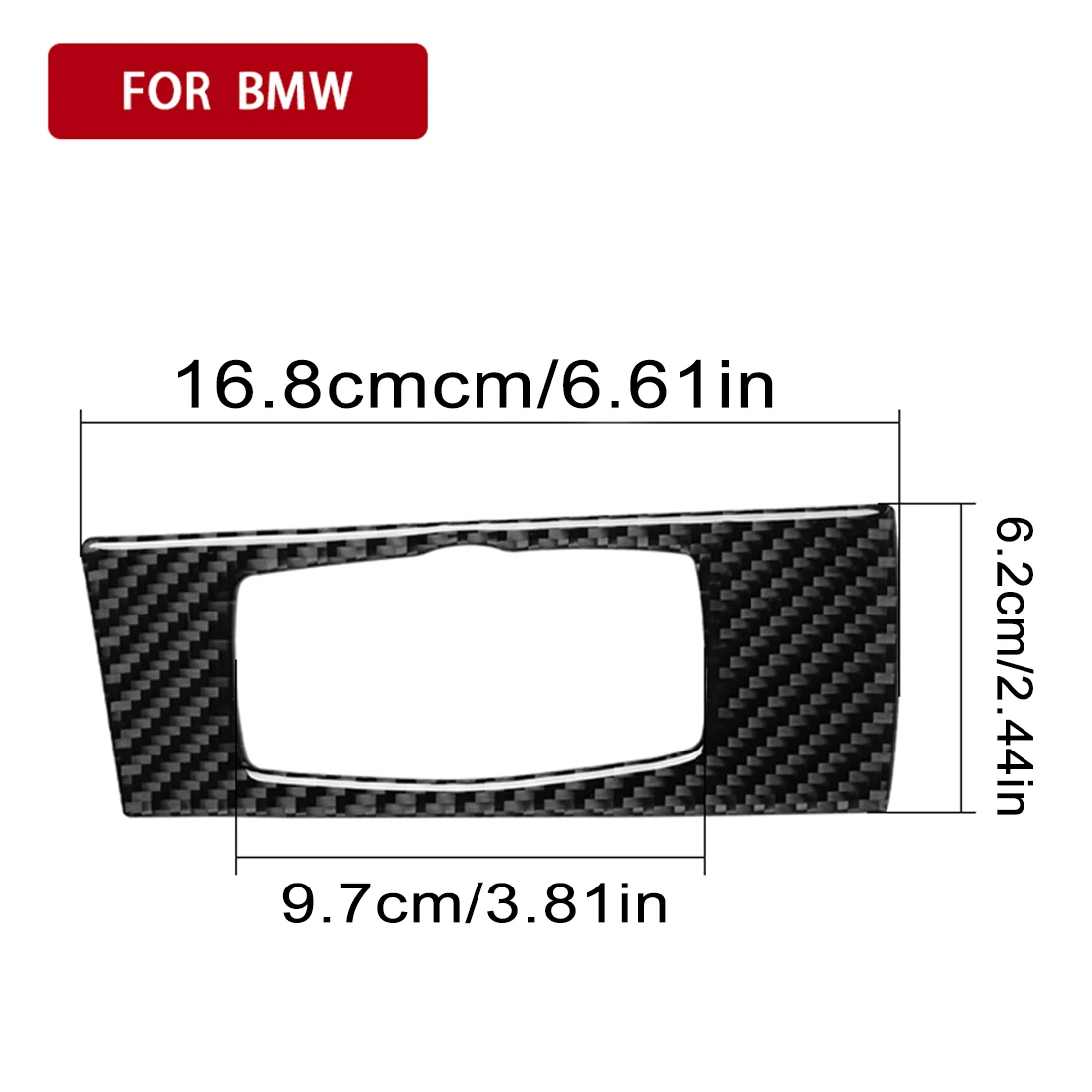 Pegatinas de fibra de carbono para interruptor de faro de coche, accesorios interiores para BMW X5, E70, X6, E71, 2007-2014, novedad