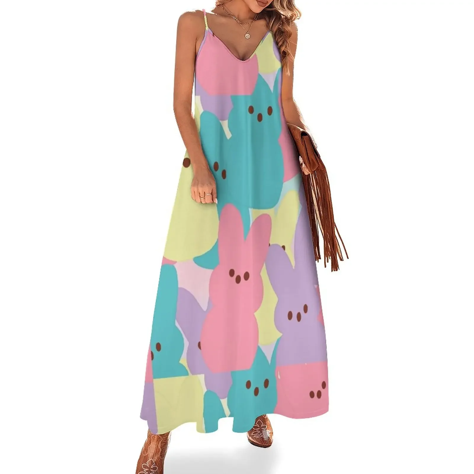 

Peeps Sleeveless Dress summer outfits for women 2024 evening dress