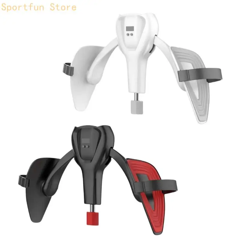 Padded Inner Thigh Exerciser with Integrated Counter and Selectable Resistance for Seated or Standing Exercise X7JD