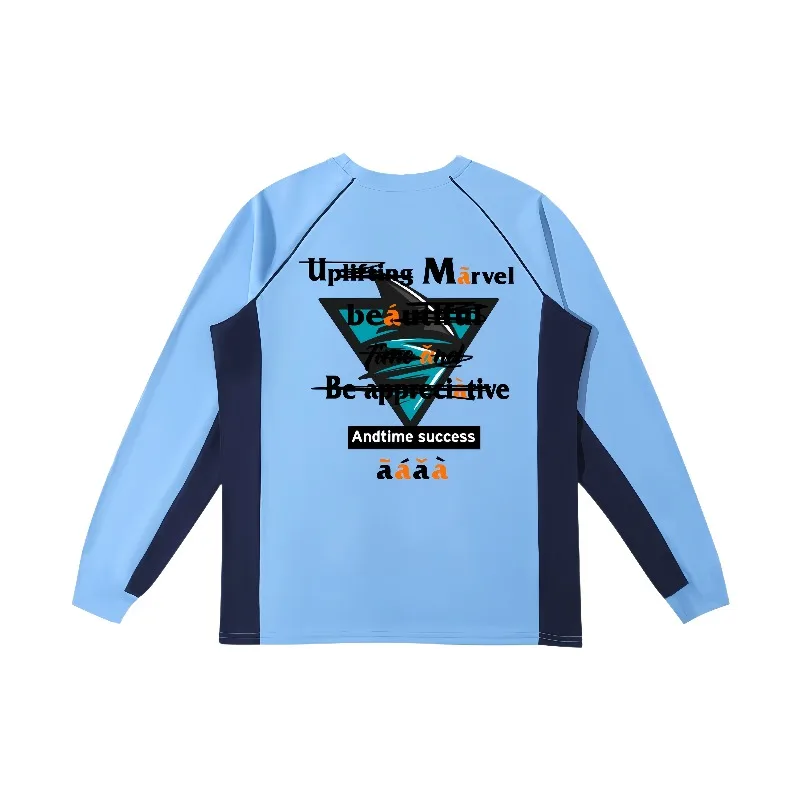 

3D Printed Motorcycle Riding Long Sleeve T Shirt for Bikers Comfortable Breathable Fabric