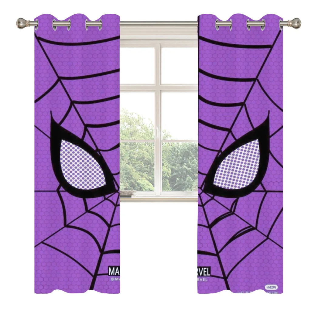 Marvel SpiderMan Blackout Curtains For Living room Bedroom