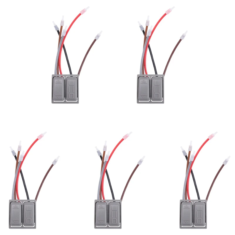 

5X Truck Control Seat Adjustment Switch 1440370 For Scania 4-Series,DSC 9.11,DSC 9.15,DSC 9.13,DC 9.02