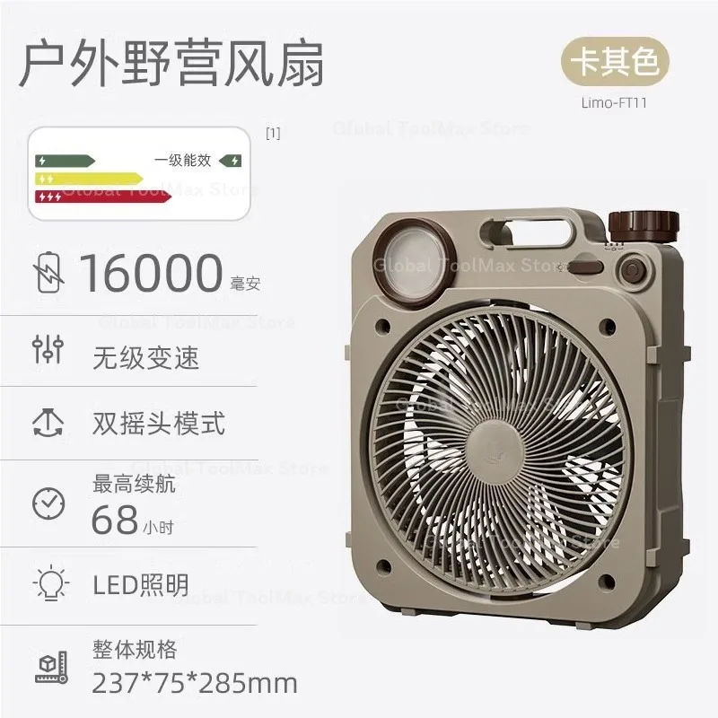 USB Rechargeable Camping Fan With LED Light Ultra 4 USB Rechargeable Camping Fan With LED Light Ultra