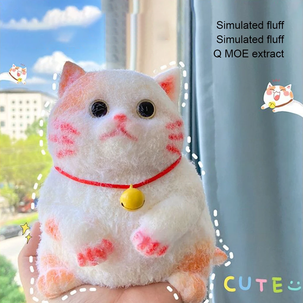 PVC engraçado taba gato squishys brinquedos para entusiastas de brinquedos gato squishies brinquedos gato taba squishys b