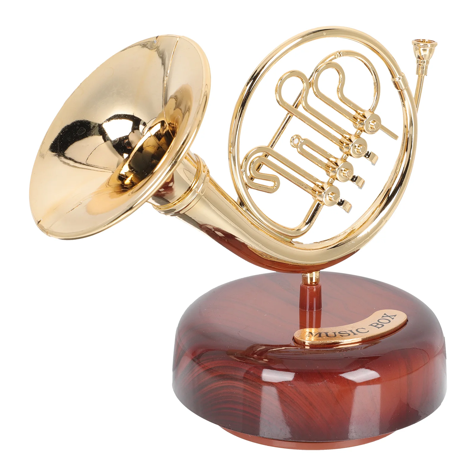 Saxophone Music Box Popular Plastic Decor Toy Room Exquisite Workmanship Decorative Instrument Housewarming Decoration