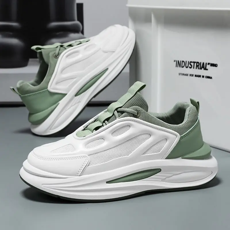 

Men's Platform Breathable Sneakers Fashion Basketball Shoes Running Training Versatile Casual Trendy Footwear Male Sports