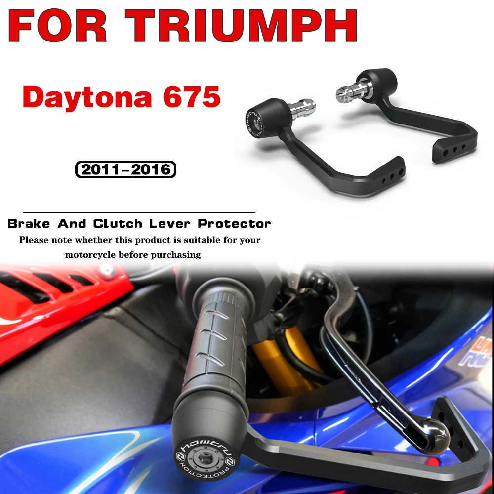 

Motorcycle accessories Brake Clutch Lever Protector Kit For TRIUMPH Daytona 675 2011 2012 2013 2014 2015 2016