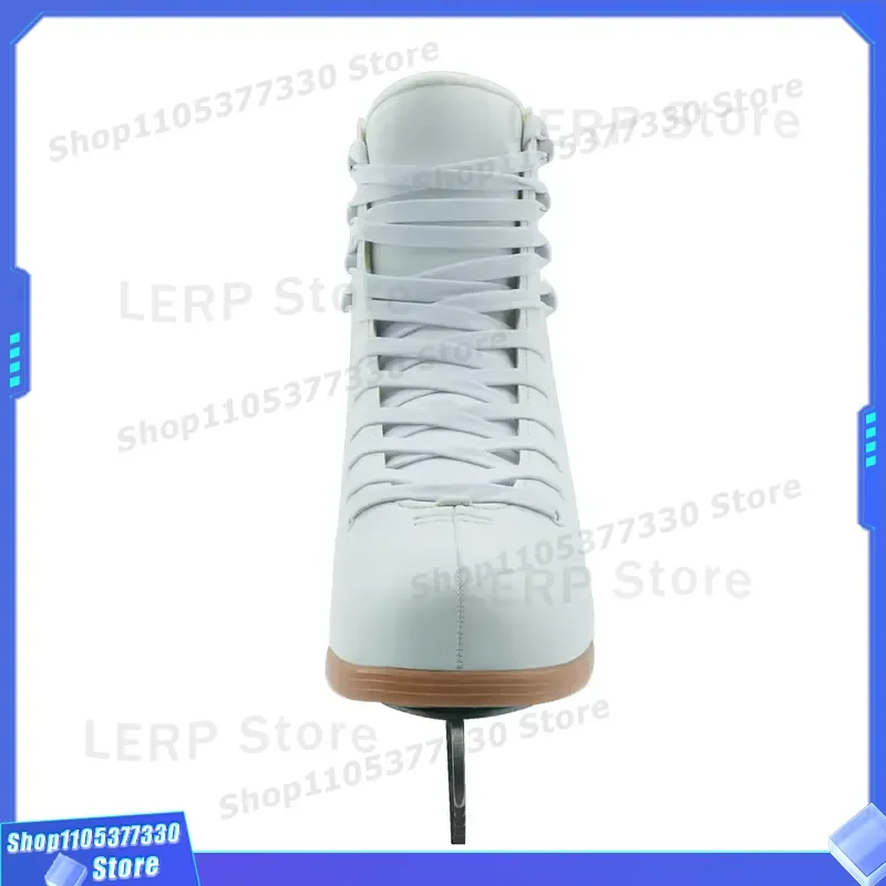 Women Ice Hockey Skates EN-15638 Certified Stainless Steel Blade Professional Customization Light Color Winter Sports Gear