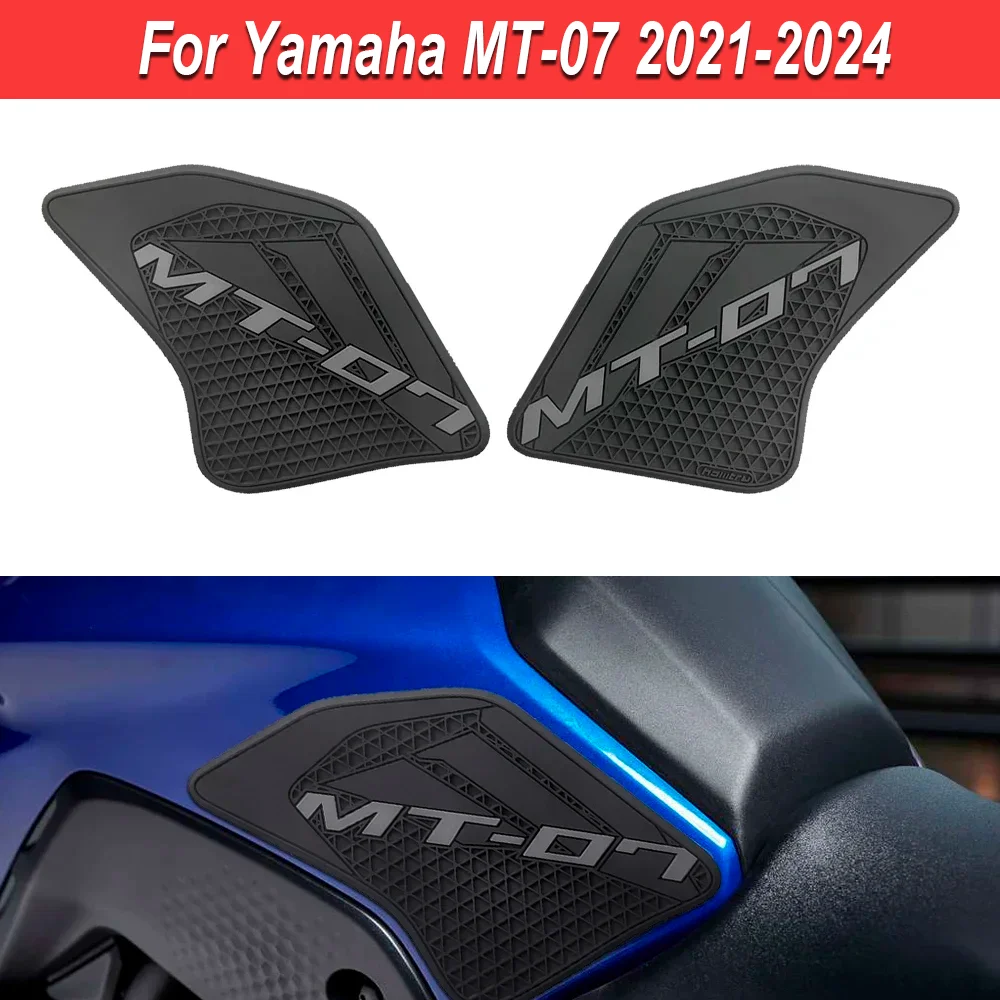 

For Yamaha MT-07 2021-2024 Motorcycle Fuel Tank Knee Pad Protector Sticker