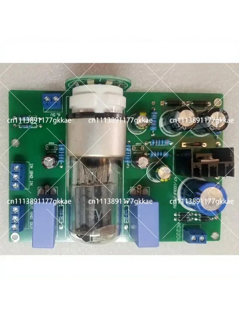 6N8P 6H8C 6SN7 Vacuum Tube Preamplifier HiFi Audio Single Tube Horizontal Version Finished Board