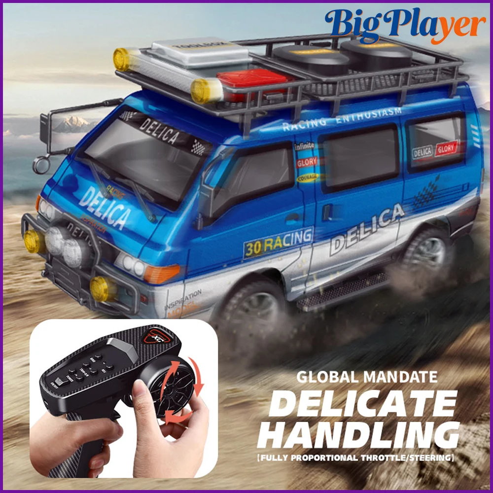 JXC 5813A 5813B 1:24 Delica 4WD Full Scale RC Minibus Car Remote