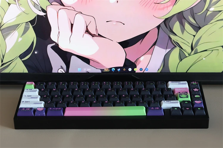 Keycap Ganlu Temple honey glass ROG night devil wooting magnetic axis drunk deer PBT keycap