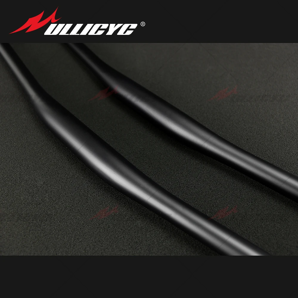 Full Carbon Fiber XC Off-Road Racing Handlebar, Strengthen Mountain Bike Handlebar Matte/gloss Black 9 Degree 580-740mm