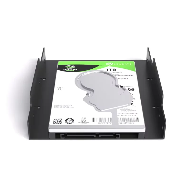 MAIWO 2.5'' ke 3.5'' Konverter HDD SSD Bracket Dudukan Caddy Tray Penyangga Hard Drive untuk PC Pelindung Hard Disk Bracket