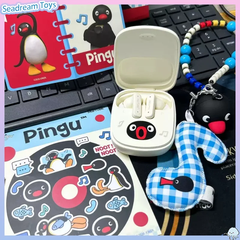 MARTUBE Pingu Wireless Bluetooth In-Ear Earbuds Screen Display Charging Case Active Noise Cancellation Portable Earphones Gift view 4