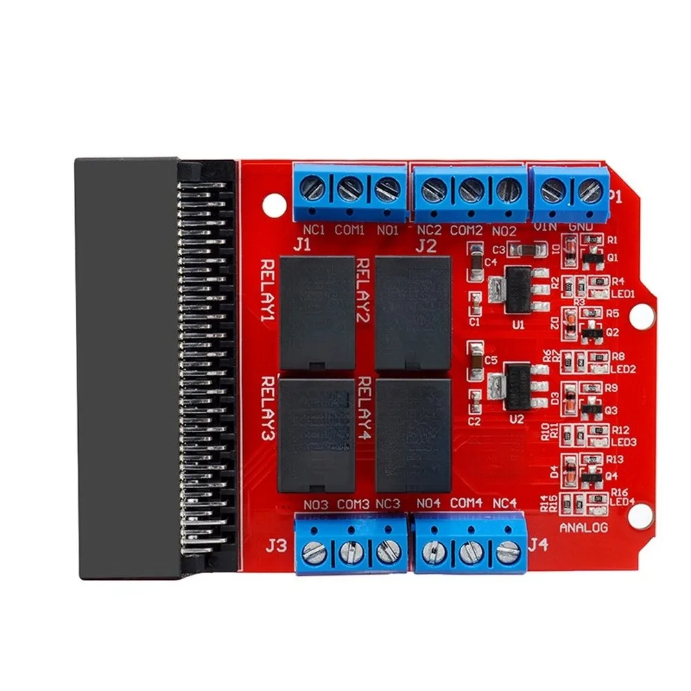 1pc 4-Channel 5V Relay Module Expansion Board For DIY Electronic Systems Accessories Easy Installation