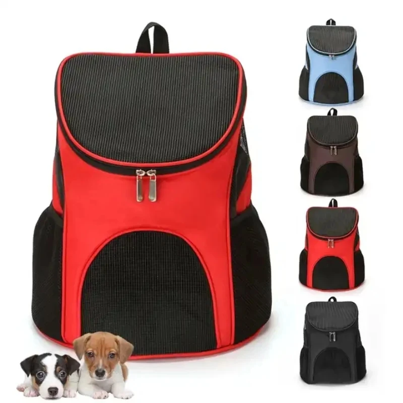 Cat Carrying Bag Foldable Double Shoulder Portable Pet Products Travel Outdoor Breathable Backpack Factory Direct Selling