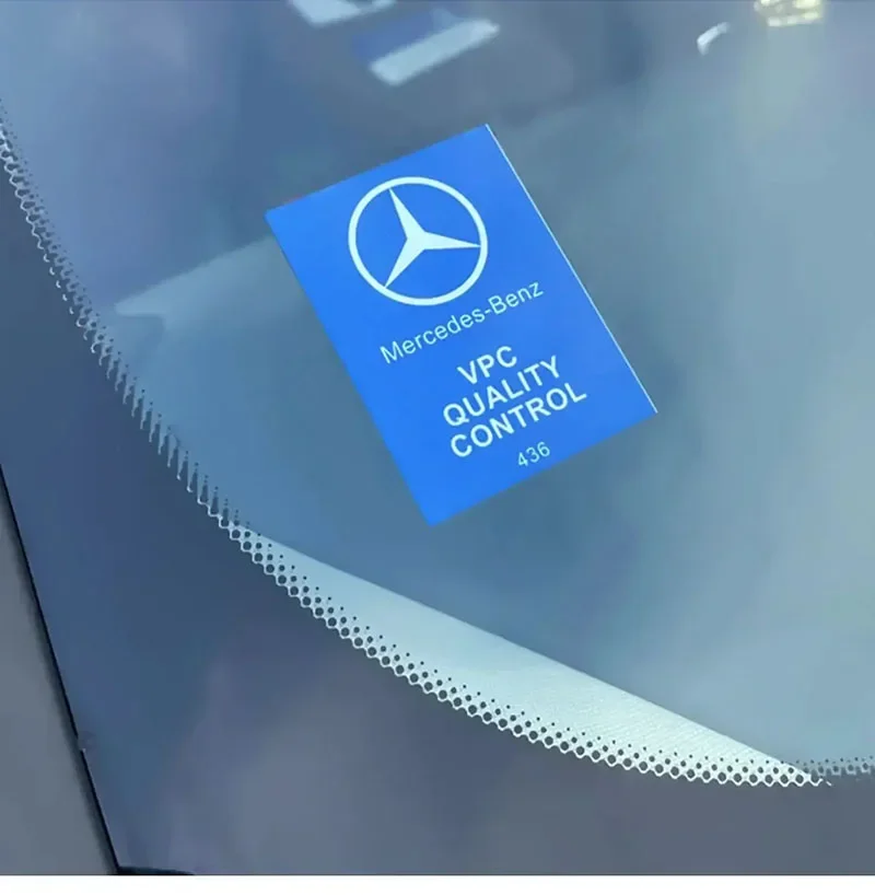 The electrostatic sticker on the nameplate of automobile JDM interior VPC apple tree is modified For Benz AMG W204W205W213W222.