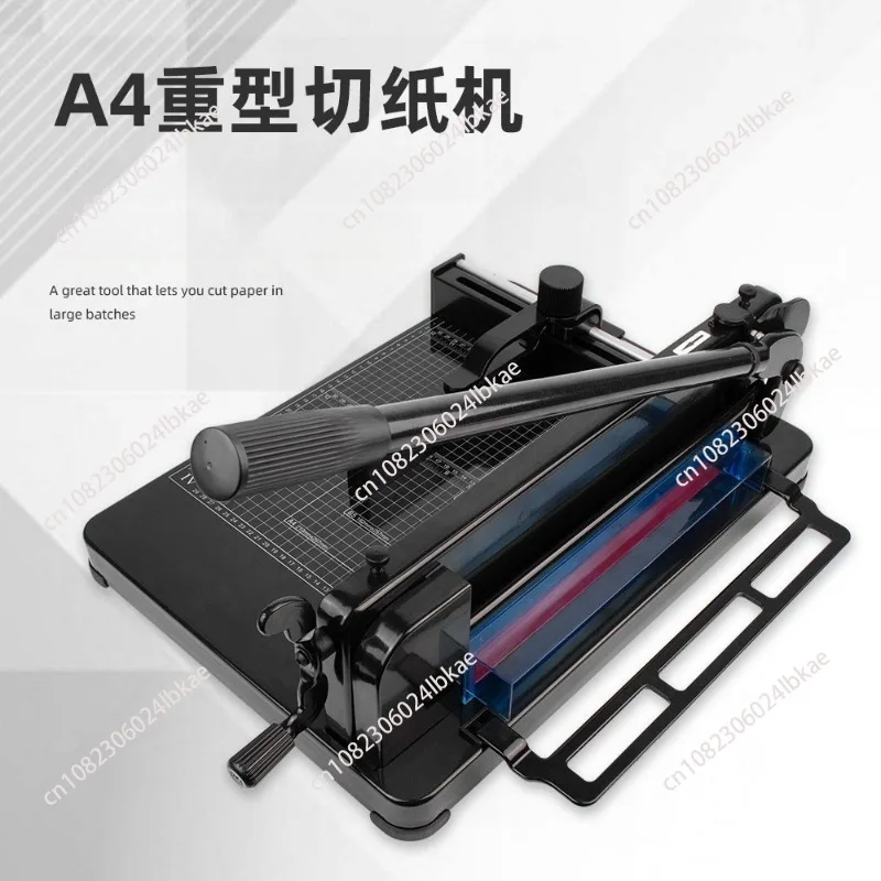 Small heavy-duty paper cutter, manual heavy-duty paper trimmer, compatible with a4/a3 paper, office cutting tool