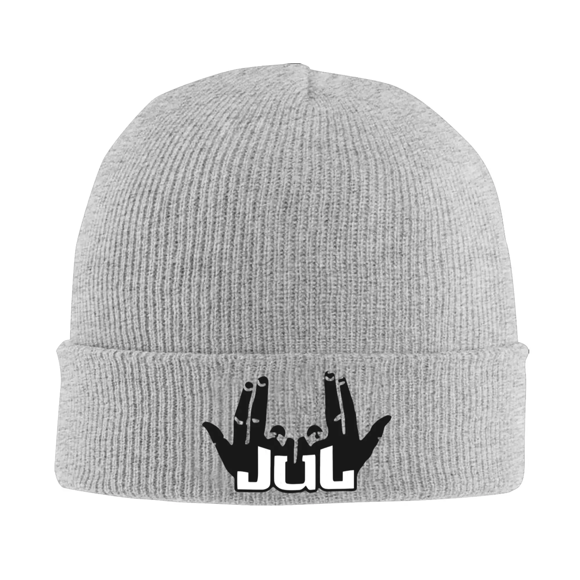 

Теплая вязаная шапка Jul Sign 2, зимняя вязаная шапка с капюшоном, шапки Skullies, шапки в стиле хип-хоп для унисекс