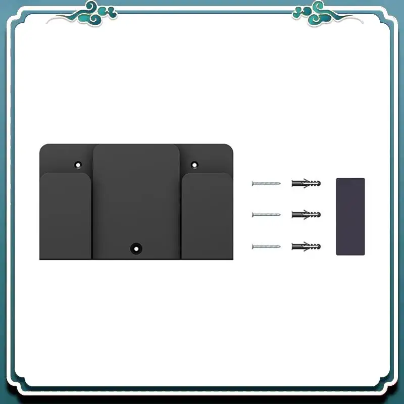 

Простая в использовании универсальная настенная подставка для ноутбука, двухслойная конструкция, универсальный держатель и органайзер для полки