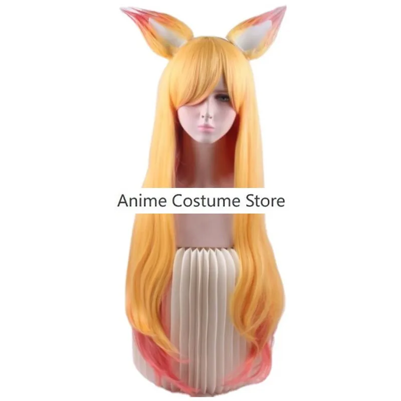 Gioco LoL Star Guardian Ahri The Nine-tail Fox Cosplay Costume parrucca Anime Sexy donna Top gonna Hallowen Carnival Party Suit