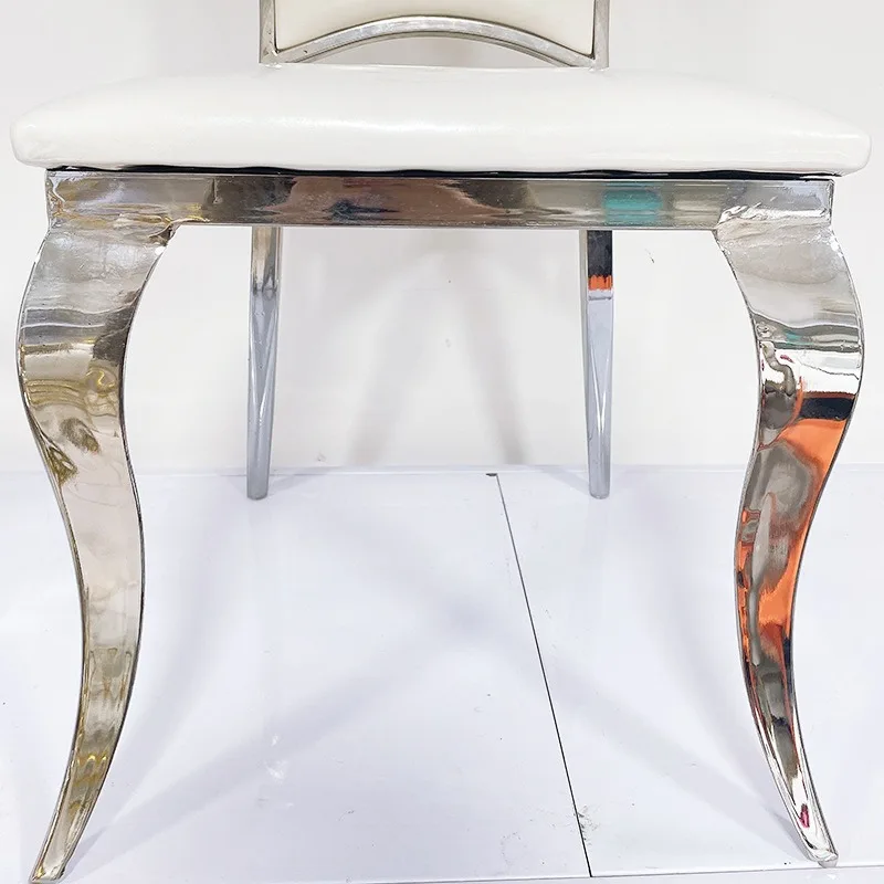 Hotel wedding hall banquet chair light luxury European electroplated ingot chair dinner reception VIP chair home backrest dining