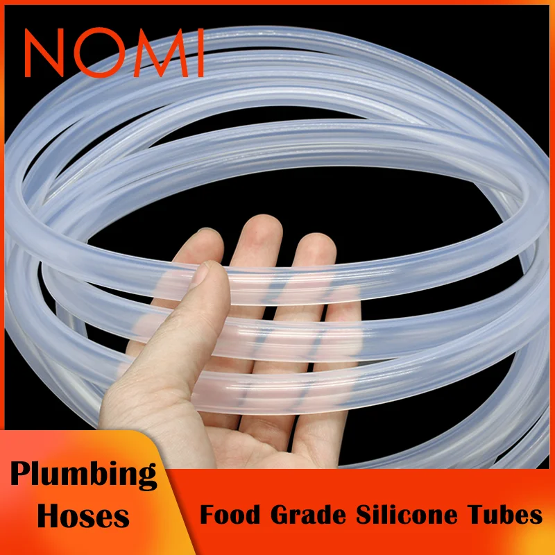 

ID 0.5-32mm 1-5m Food Grade Transparent Silicone Tubing Flexible Medical Aquarium Hose Garden Water Transfer Safe Drink Water