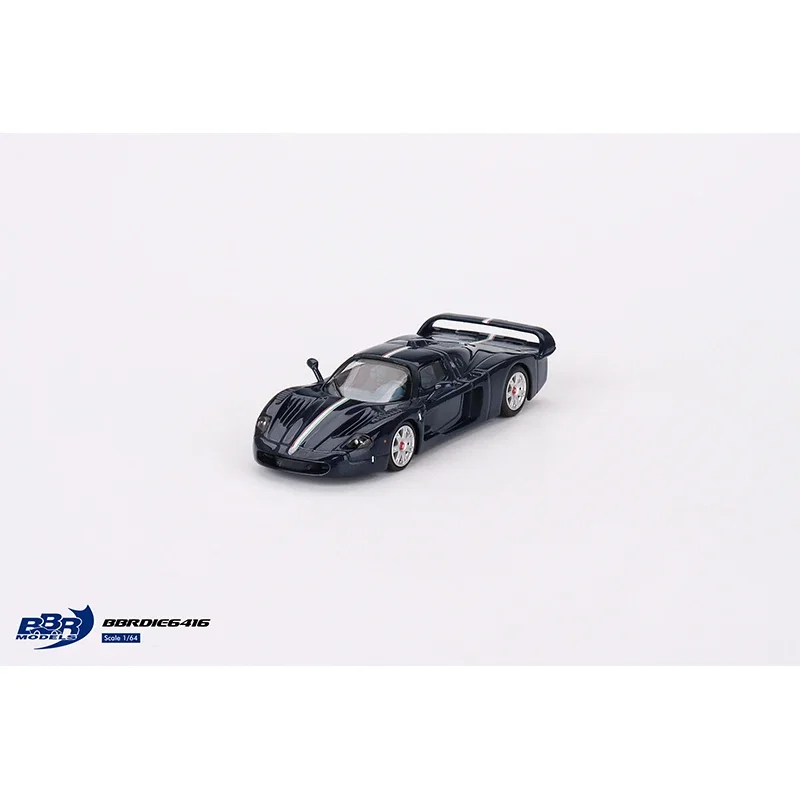 BBR 1:64 MC12 Stradale Blue Metallic W/ Stripe Diecast Diorama Car Model Collection juguetes en miniatura