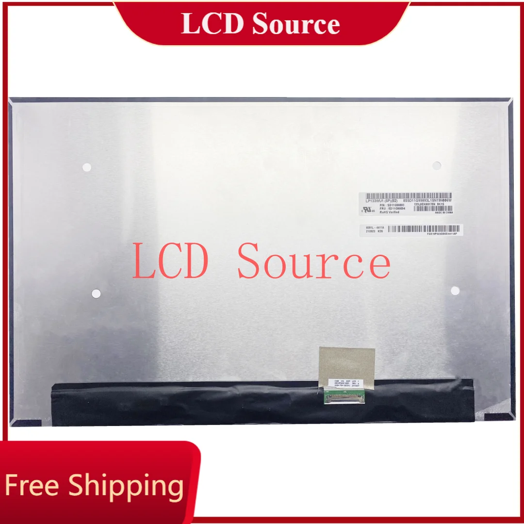 مصفوفة شاشة كمبيوتر محمول LCD ، LP133WU1 SPB2 ، 30Pin ، من من من من من نوع x