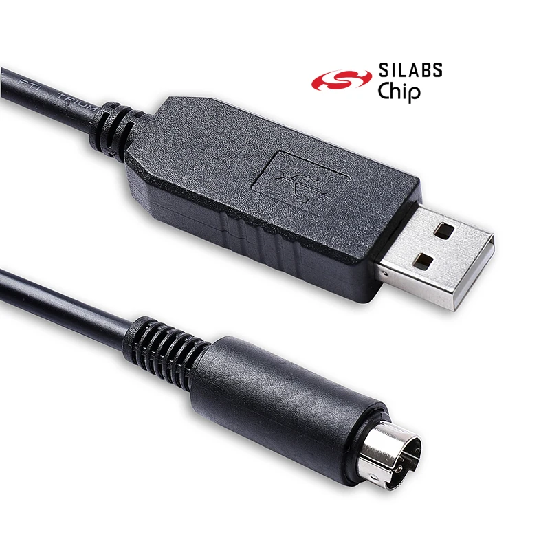 

Silicon Labs CP2102 USB RS232 to Mini Din 8P Adapter Serial Communication Cable for Alicat Mass Flow Meters and Controllers