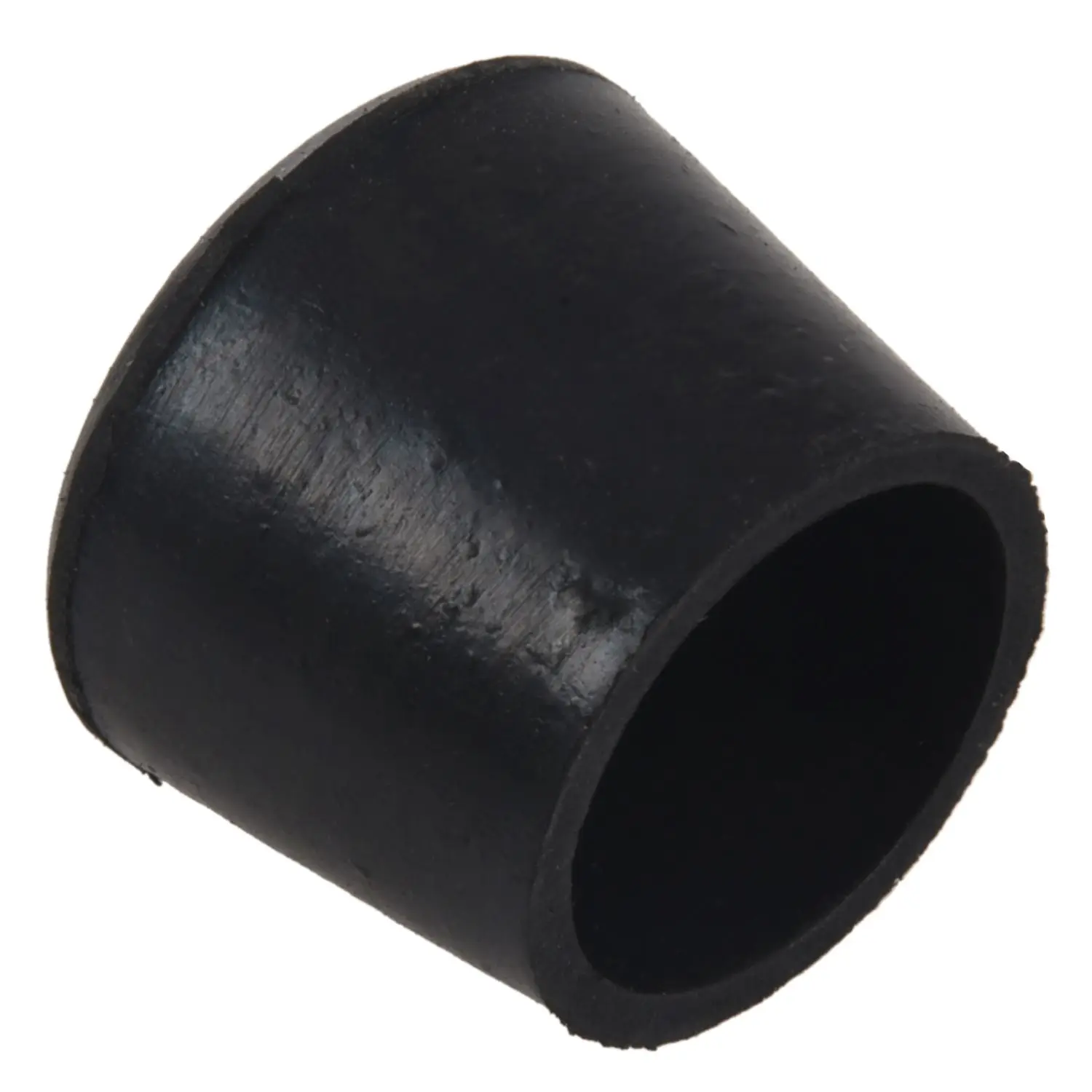 Muleta de goma para muebles, pies, taburete, almohadilla para Punta de pierna, 12 piezas, color negro