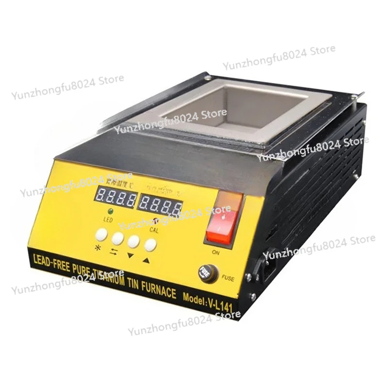 

220V Tin Melting Pot Solder Tin Pot Tin Melting Furnace Thermoregulation Soldering Desoldering Bath