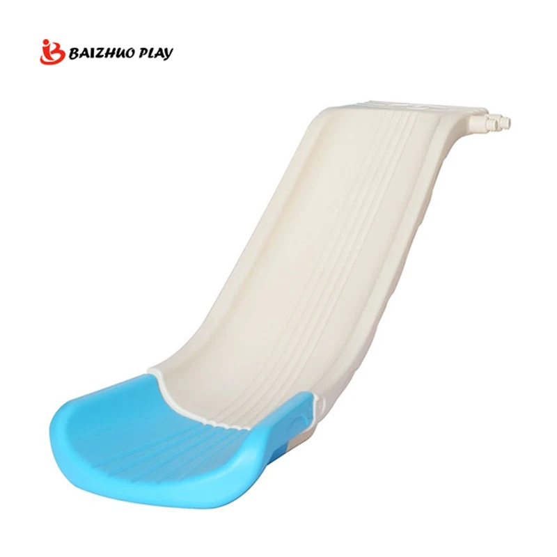 Good Quality Playground Plastic Double Slide Parts Great Materials Accessories Children Amusement Park Kindgarten For Sale