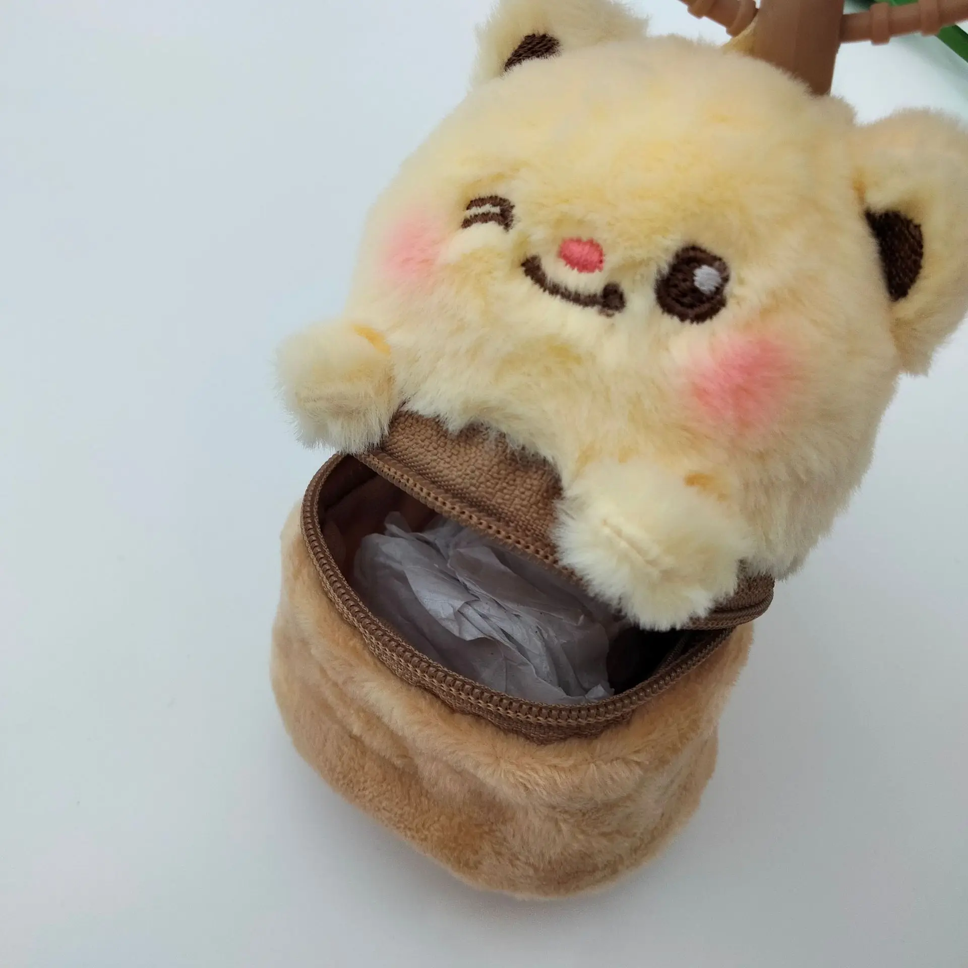 カピバラ-かわいいぬいぐるみキーホルダー,バターベアコイン財布,ペンダント,カワイイぬいぐるみ人形,ハンギングオーナメントギフト