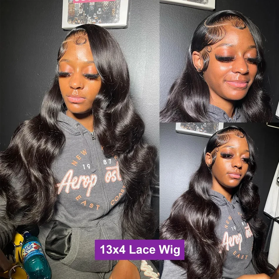 Wiggogo Body Wave Human Hair Wigs Hd Lace Wig 13X6 Human Hair Preplucked Loose Deep Wave 13X4 Lace Front Human Hair Wig