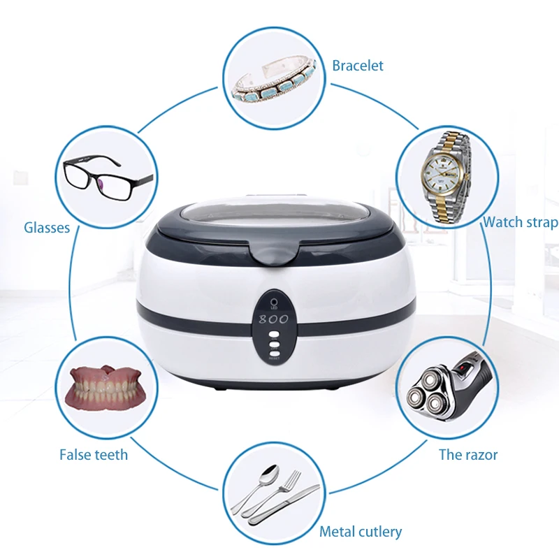 Ultrasonic Cleaner Ultra Sonic Bath Cleaner Circuit Board Jewelry Watch Glasses Razor Dental Ultrasound Cleaning Machine Cleaner