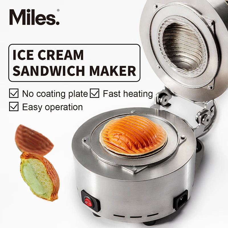 

Miles Gelato Panini Maker Gelato Press 2024 New Product Ice Cream Sandwich Maker