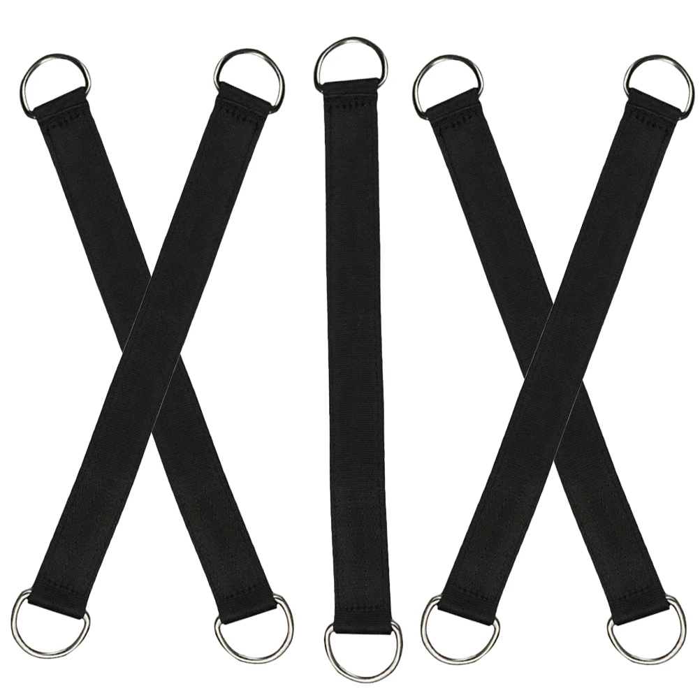 5pcs 스윙 스트랩 나무에 대 한 헤비 듀티 해먹 스트랩 야외 튼튼한 폴리 에스터 Carabiner 쉬운 설치 캠핑 하이킹 피크닉 사용