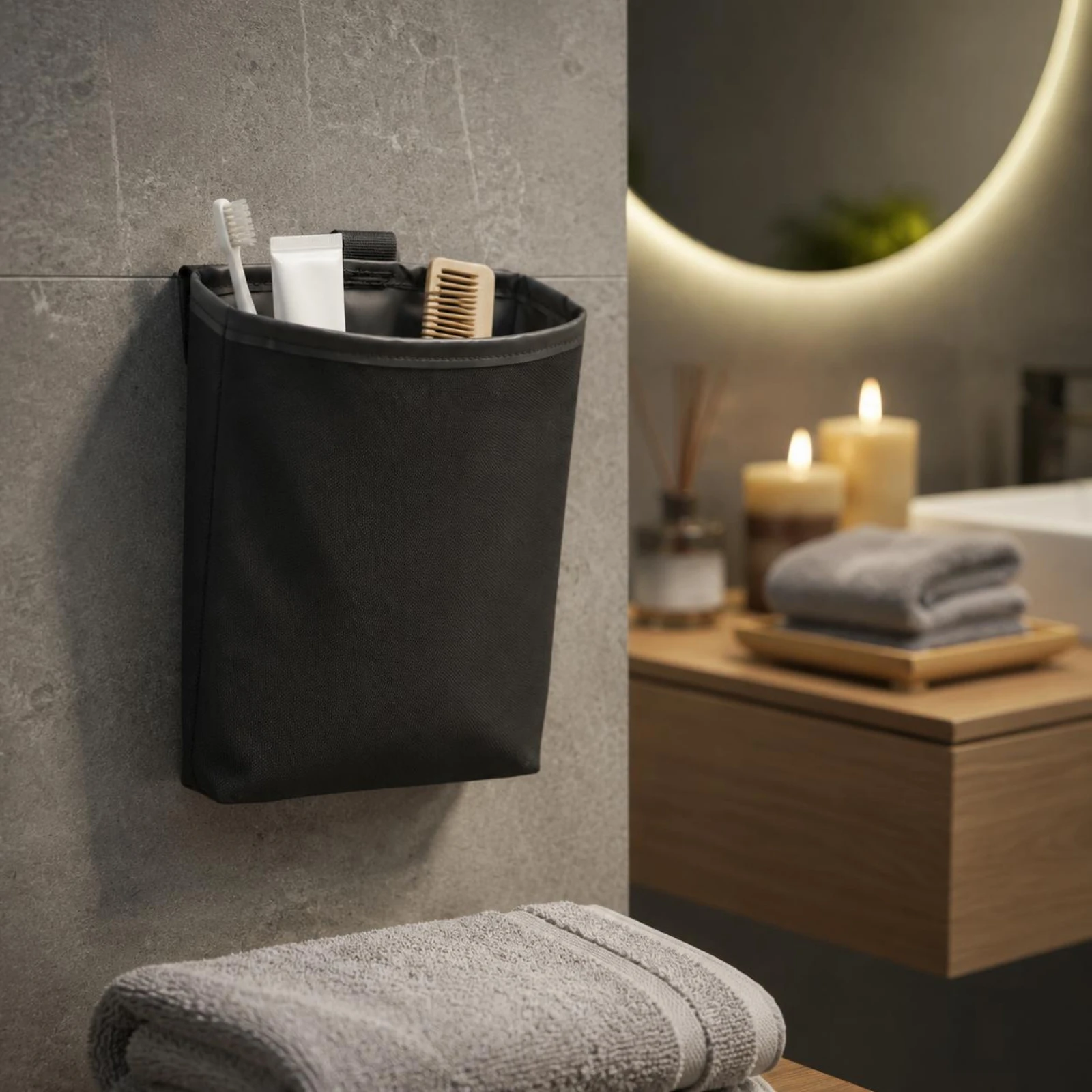 Hanging Storage Bag Space Saving Waterproof Pouch