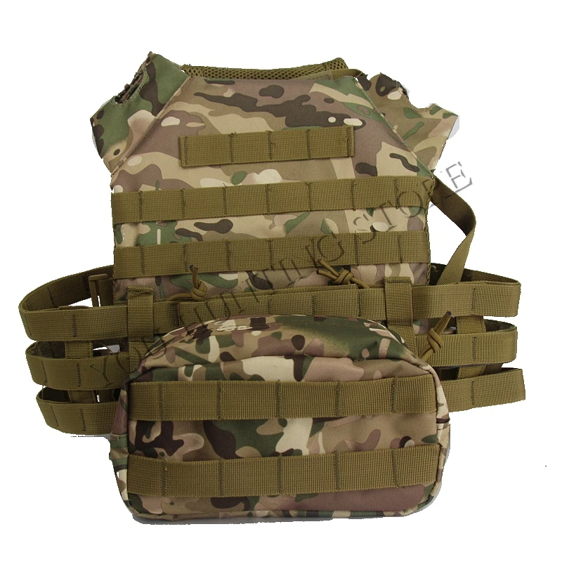 Tactical Molle Utility Pouch EDC Gadget Tool First Aid Backpack Vest Bag Camo Dump Drop Pouch Hunting shooting accessory Bags