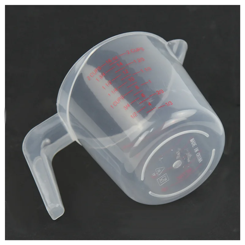 

ABUU-3X 500Ml Home Lab Measuring Jug Pitcher Plastic Handle Pour Spout Container
