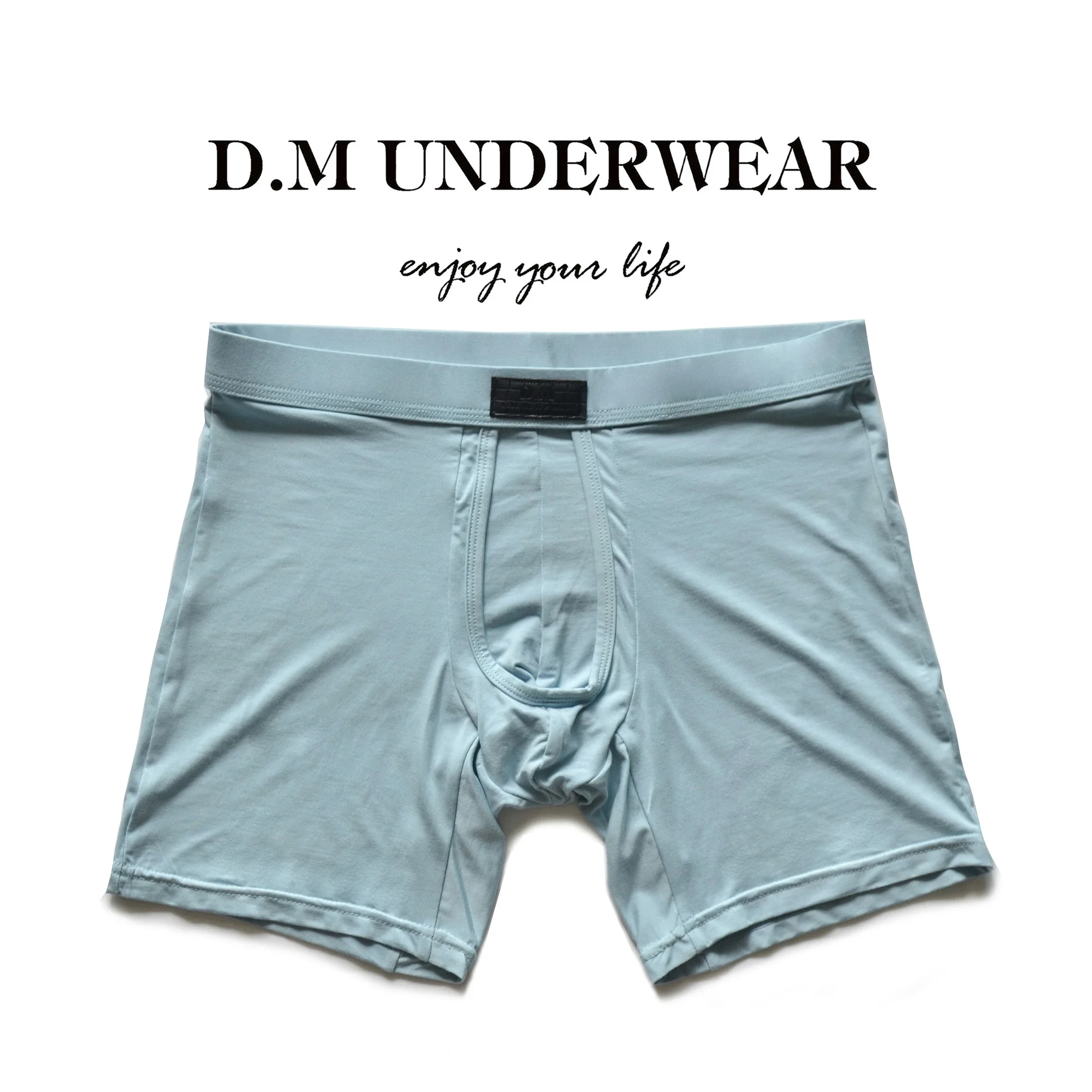 

Men's Underwear Low Waist Cool Solid Letter Flat Corner Pants Home Pants Breathable