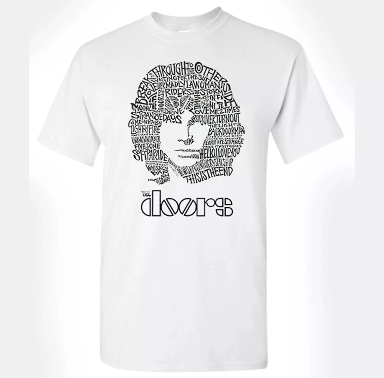 تي شيرت The Doors، قميص Jim Morrison، قميص فرقة الروك، تي شيرت كسر من خلال القميص تي شيرت رجالي بأكمام قصيرة للرجال والنساء للصيف